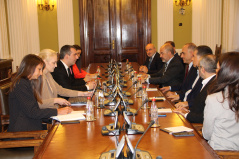 27. septembar 2023. Predsednik Narodne skupštine u razgovoru sa delegacijom Odbora za spoljne i evropske poslove Predstavničkog doma Republike Kipar 